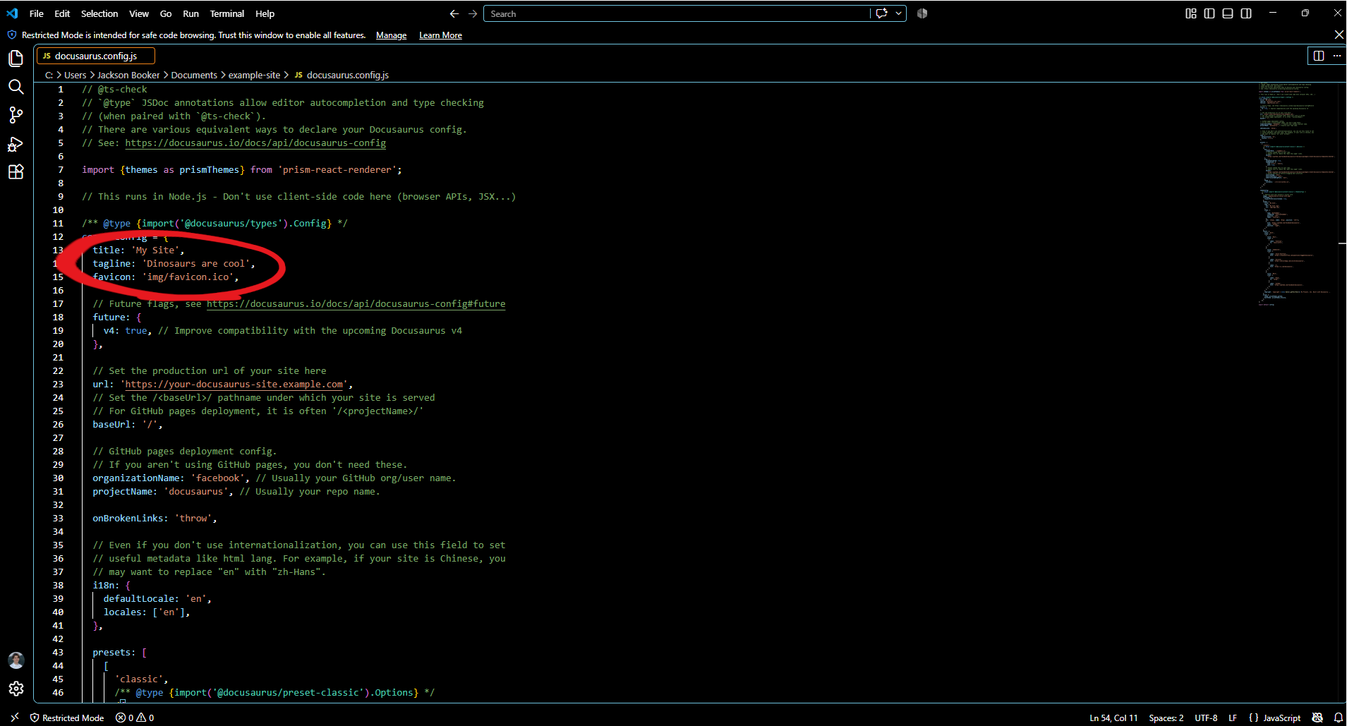 vs-config-one